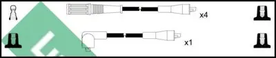 WORG F-7320 Bujı+bobın Kablosu Tempra Tıpo 1.8 2.0 90>96 F-7320