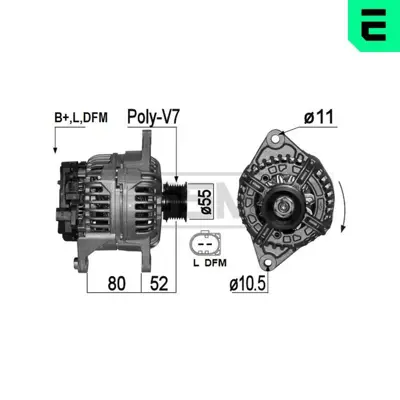 FIAT OPAR 504204172 Alternator150amp         Dct 504204172 WBP23915B 6767144 34106863292 GDB1611 34116771837 34116772892 13046027102 LP1923 2181791502