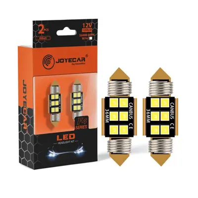 İthal F436 Joyecar F4 C5w Sofit Ic Aydinlatma Led Far Ampul | 36mm x