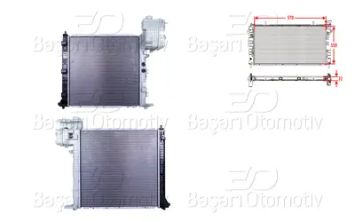 WISCO 6385011601 Su Radyatoru Brazing Mt 570x558x32 MERC5695O MS2213 6385011601 2279881 53816 131900N A6385011601 QER1723 30002213 8MK376721381