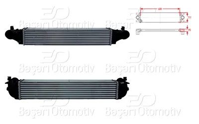 WISCO 13356681 Turbo Radyatoru (Intercooler) 600x111x95 13356681 39109103 37014702 39185908 721051 96140 OL4719 30966 157058N 550056H0