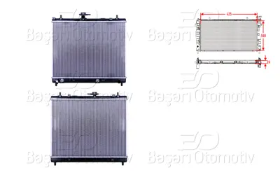 WISCO 16400-B1140 Su Radyatoru Brazing At 425x558x26 16400-B1140