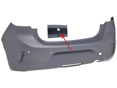 EUROSTAMP 101.50.9636 Arka Tampon Astarlı 4 Sensorlu Kamera Delıklı Corsa F 19>23 166335711T