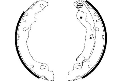 TEXTAR 91064600 Fren Balatasi Arka 77365085 JBS1020 SH2605 9S512200AA MG828 986487842 415800 362431B 109901136 38746