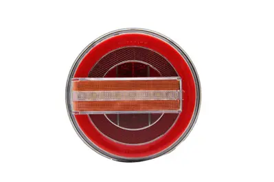 İthal 202102-12V Stop Lambası Hamburger Tıp 12 V 7 Fonksıyonlu Yuvarlak Neon Led Duz Sınyallı 20210212V