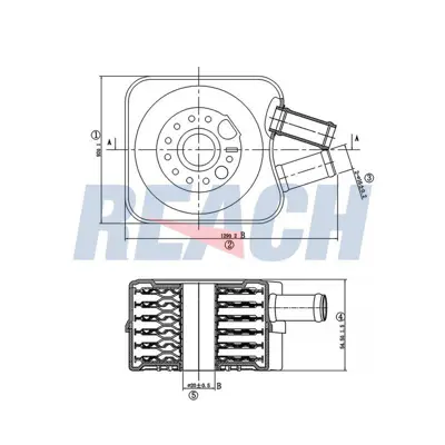ASPART 6OCO1024 Yağ Soğutucusu Vw Passat,A4,A6, Golfıv Bfq,Akl 078117021A