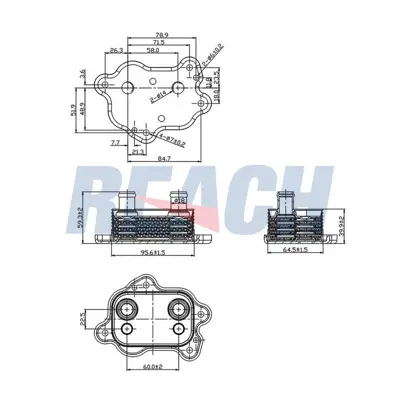 ASPART 6OCO1039 Yağ Soğutucusu Mını R-50-52-53 11427509212 7509212