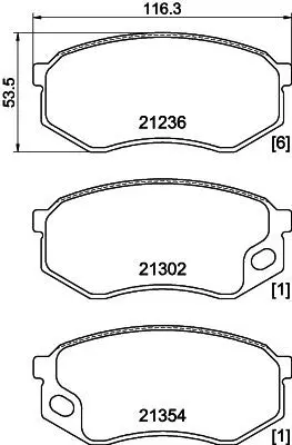 Blue Print ADC44284 Fren Balatasi Takimi MK385473