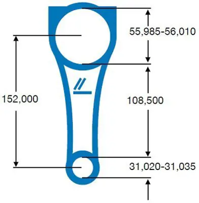 BMY 0405 Pıston Kolu Isuzu Tfr24 Tfr54 Opel Frontera 894333119 BMY0406 BMY0405 SE5361 CEIS25 8197702 J4829005 QR3845S FTR5725 289107702