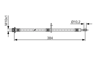 CAVO C901199A Fren Hortumu On Suzukı  Swıft Iv 10- 5155068L00 481124 1987481A54 H7697 ADK85379 515392 5155071L00 ASH30565 5155071LA0 815069128