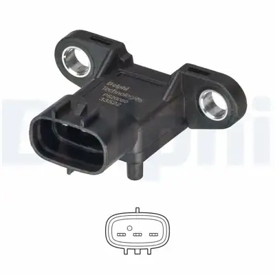 DELPHI PS20080-12B1 Emme Manifold Sensoru Corolla Auris Yaris 1.33 1.6 Benzinli 07>12 Avensis T27 Kasa 08> Corolla 1.8 H 22012AA230 8942126030 89421B101 94855 410590229 89421B1010000 89421B1010 1993213 106483 82556