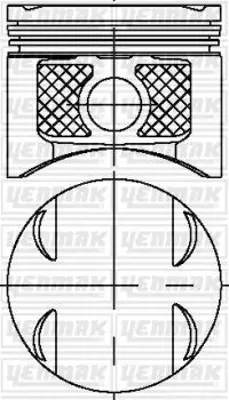 GOETZE 87 71942 STD Piston Segman 79.5mm Std(K4j) 16v Megan-Iı-Clio-Iı-Scenıc 1.6 00-08 8771942