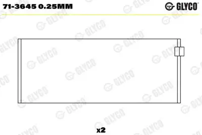 KOLBENSCHMIDT 77945610 Kol Yatak (0,25mm Farklı ) N43-52-53-54 E87 E90 E92 E93 E60 F10 E63 E65 F01 X1 E84 X3 E83 F25 X5 E7 7148066025 CR6875SM025 77945610 CR6875CA025