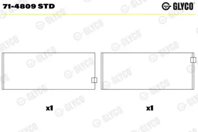KOLBENSCHMIDT 79229600 Kol Yatak Std Euro 2-3 Mercedes Benz Actros 501 Tek Adet A5410386410