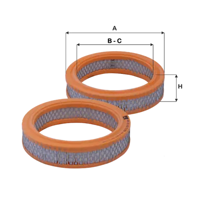 KRAFTVOLL 06010348 Hava Filitresi M131 (Keçelı) A770X9601SA A850X9601RA 1444N3 4321698 4321699 4361617 4363560 4370749 4371572 5889202