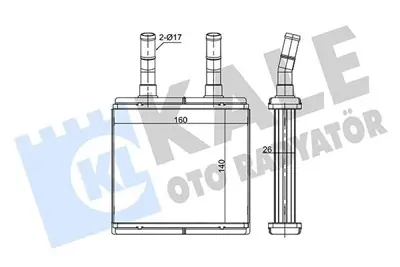 MANDO HC9712302000 Kalorifer Radyatoru 98> Atos -A.G.Z- 812396 KHY137 9931201 30939101 9712302000 82006137 8FH351313791 516008N 7264 HY6137