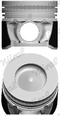 NURAL 8771137STD000G Piston Seg. Accent 1.5 Crdi 83.00mm 03-06 23410-27921