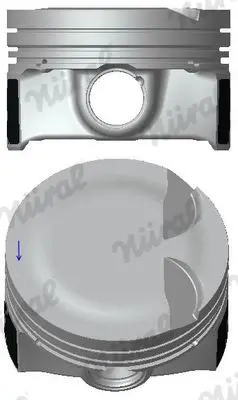 NURAL 8772151050000G Piston Vw 1.2 Tsi Polo Golfvıı Cjza 71,50 Mm 04E107065DC