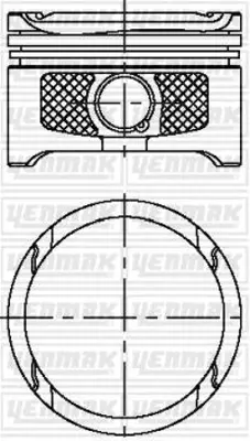 NURAL 8772169050000G Piston Vw 1.6 16v Golfıv,Bora Bcb 77.01mm 036107065BS
