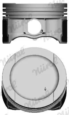 NURAL 8772177STD000G Piston Vw 1.6 Golfıv,Bora Bfq Bse Alz Bgu 81.00mm 06A107065N