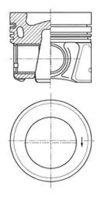 NURAL 8772499050000G Piston Vw 2.0 Tdi Passat Arteon Dfga 81.50mm 04L107065AM