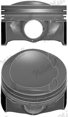 NURAL 8772514050000G Piston Vw 1.8 Tfsi Cdha,Cdaa,Cdab 83.00mm 23 Pim 06H107065DF