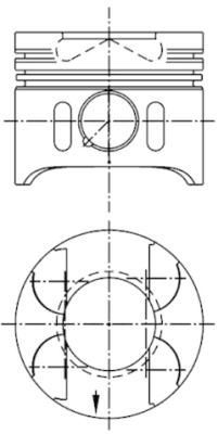 NURAL 8772598100000G Piston.611 89.00 Mm Spr.-Vıto Cdi (30 Pim)  6110301517 A6110301517