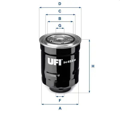 PHAFF DF762 Mazot Filtresi Corolla 07>11 Auris 07>11  Honda Crv 06>07 14 D4d - 20 D4d 2339026140 WK8028z ADT32388 587751 LFDS192 LVFF695 FC256S F026402110 CFF100660 P11139