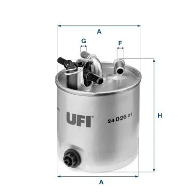 PHAFF DF772 Mazot Filtresi Kaleos 08> 20 Dci - Qashqai 07> 15 Dci 20 Dci Xtrail 07> 20 Dci 16400JD50A A6400JD50AVA PP8575 P10535 16400JY00C FS1027 KL44018 16400JD50D F026402125 WK9207