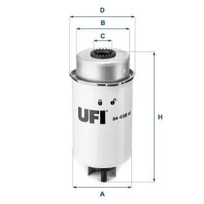 PHAFF DF800 Mazot Filtresi Transit V347 06> 22 Tdci 22tdi 3C119176AB RN270 SP1346 3C119176AA KC204 PP8483 H319WK N2088 ELG5429 VFF525