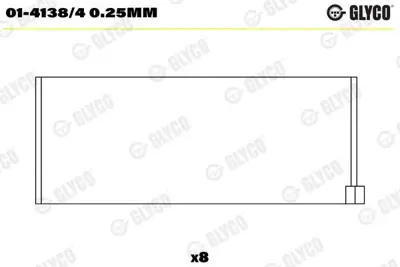 SAHIN 4367 030 Kol Yatak P306 P405 2,0 (Xu10) Turbo Motorda Kullanılmaz 606N6