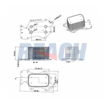 SWAPP 52152 Yag Sogutucu Radyatoru Touareg Q7 07>12 Q5 09>12 A4 08>16 A5 A6 09>11 3.0tdı Bks Bun Casa Casb 07> 059117021KSK