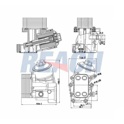 SWAPP 52157 Yag Fıltre Kutugu Komple Polo 10 > Ibıza 09 >15 Fabıa 11 > 15 Roomster 11 > 15 1.2 Tdı 03P115389B
