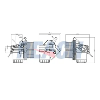 SWAPP 52168 Yag Sogutucu Radyatoru Contalı Jumper Iıı Boxer Iıı Ducato Iıı 2.2hdı E4 - E5 06> Transıt V347 - Cus 1103L3 1103Q1 1103Q1SK 1103S4 1103T3 1109AH 1109AJ 1109CK 1109CL 1109X3