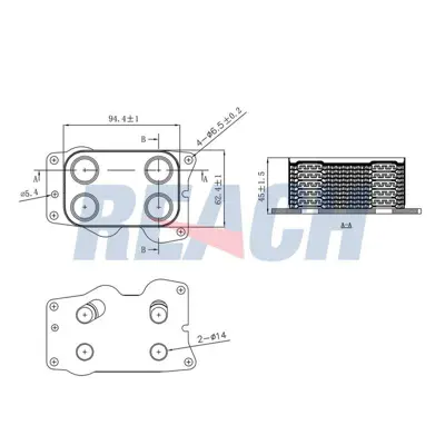 SWAPP 52208 Yag Sogutucu Radyatoru P307 - P308 - P3008 - P5008 - P407 - C4 - C5 - Cmax - Smax - Mondeo Iv Ca2 07 1103L3 1103S4 1103T3 1109AH 1109AJ 1109CK 1109CL 1109X3 1109X4 1109Y9