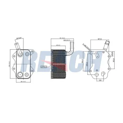 SWAPP 52221 Yag Sogutucusu Komple Golf V Vı-Passat-Jetta-A3-A4-A6 2.0 Fsı - 2.0 Ts 06D117021C