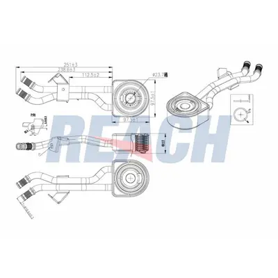 SWAPP 52246 Yag Sogutucu Petek Saxo-P106 Iı 1103G1