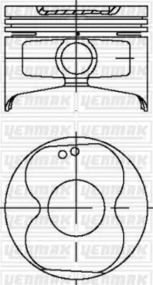YENMAK 39-03978-050 Motor Pıston Segman 050 (Npr Segmanlı) Corolla 1,6 Karbüratörlü 4af Motor 1988-1996 81,50 Mm 39-03978-050