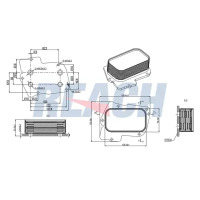 ASPART 6OCO1124 Yağ Soğutucu Chrysler Grand Voyager V (Rt) 2.8 Crd 68035487B 68035488AA K68035488AA