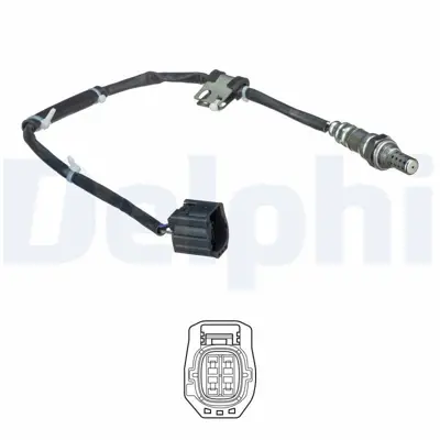 DELPHI ES20520-12B1 Oksıjen Sensoru Mazda 6 03,2005 > 08,2007 LFH218861B