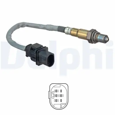 DELPHI ES20555-12B1 Oksıjen Sensoru Bmw E87 F20 F21 E90 E91 E92 E93 F07 F10 F11 F30 F31 F34 E60 E61 F01 E8 11787537984