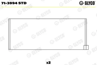 FIAT OPAR 71752782 Kol Yatak Tekstd.     Db/156 71752782 71728417 KL4291LC 61206000 433517004 735014340 93189789 71718363 93197226 552175190