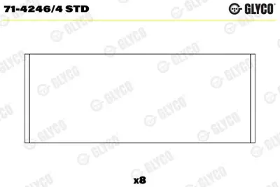 SAHIN 4370 STD Kol Yatak (Std) Fıesta Mazda 121 Mazda 2 Mazda 3 1,25 - 1,4 16v Zetec (98 15) 96MM6211
