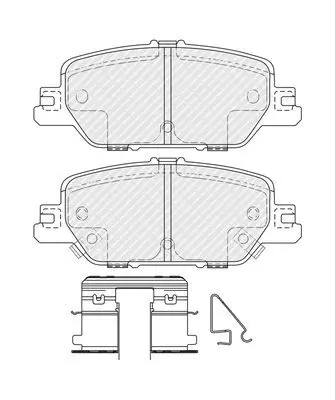 SWAPP 44350 Fren Balatası Arka Wva 22852 Honda Cr-V V (Rw-Rt) 1.5 Vtec 16> Cr-V V (Rw-Rt) 2.0 E-Cvt Hybrıd Awd 2 43022THAH00 43022TLAA00 43022TLAA01 43022TLAA11 43022TNYE00