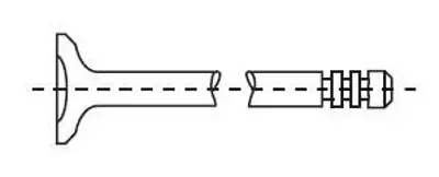 TETIK VWA-112 Supap Takım Vw 1.6 Td Golf Audi 80 Em. 81-85 068109611D