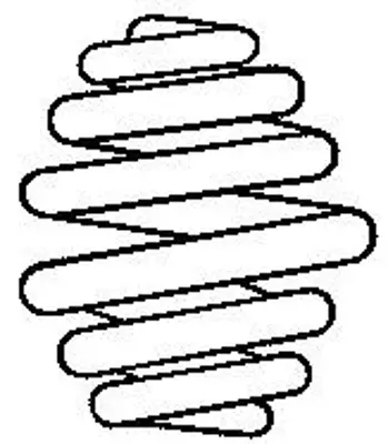 VOTTO H-1419 Helezon Yayı Arka  Sağ,Sol - Opel : Vectra A 1988-1995 424346 813830 23207 996175 90348361 38154515 90250258 RJ5408 60460 4263417