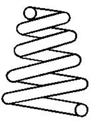 VOTTO H-2902 Helezon Yayi Ön Sağ/Sol - Mazda : 323 1989-1994 SP0070 B48534011A B45834011A BS4034011 PCS872021 B48934011A RI1432 4055404 997085 B46134011A