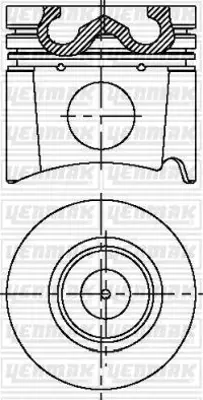 YENMAK 31-03548-050 Motor Pıston+segman Freelander Dızel 2.0 0,50 LFL104750L ERR5631