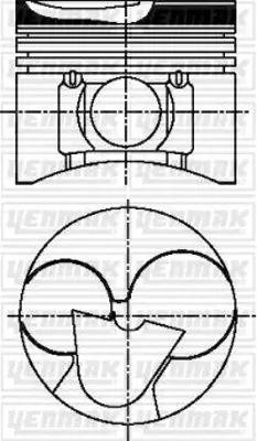YENMAK 36-04439-000 Motor Pıston Segman 91,10 Mm Std H100 Kamyonet 1997-> 2600 Motor (Tpr Segmanlı) 3104439000