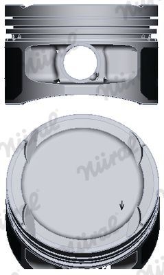 GOETZE NÜRAL 87-72494 050 Pıston+segman 036107065EQ